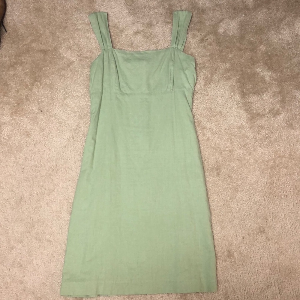 Custom Sage Green Cotton Dress